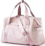 BAGSMART Gym Bag for Women, Carry on Weekender Overnight Bag, Travel Duffel Bags with Trolley...