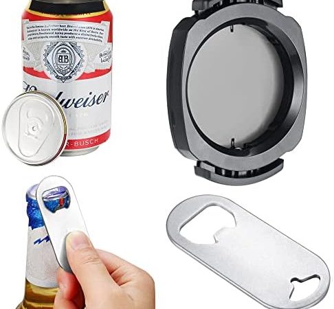 BFELYCPO Beer Can Opener -Soda Can Opener - Handheld Safety Easy Manual Can Opener for 8-19 Oz...