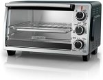BLACK+DECKER TO1950SBD 6-Slice Convection Countertop Toaster Oven, Includes Bake Pan, Broil Rack &...