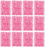 BLOSMON Flower Wall Panels Backdrop Décor Pink Artificial Floral Backdrop for Wedding Party Baby...