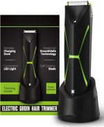 BRIGHTMAN Manscape Body Hair Trimmer for Men - Ball Trimmer, Groin Hair Trimmer with 3 Sizes...