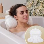 Bath Pillow Luxury Bathtub Pillow, Extra Soft & Comfortable Bath Pillows for Tub Head Neck and Back...