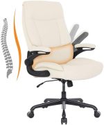 Big and Tall Office Chair, 500LBS Executive Desk Chair with Lumbar Support, PU Leather Ergonomic...