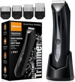 Body Hair Trimmer for Men Pubic Hair Trimmer - Wet/Dry Ball Trimmer with Ceramic Blade, Rechargeable...