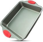 Boxiki Kitchen Non-Stick Steel 8x8 Square Baking Pan Durable, Convenient, and Premium Quality...