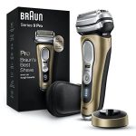 Braun Electric Razor for Men, Waterproof Foil Shaver, Series 9 Pro 9419s, Wet & Dry Shave, with...