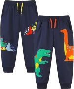 Bumeex Toddler Boy's Pull on Sweatpants Pack of 2