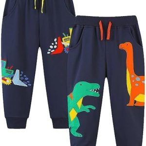 Bumeex Toddler Boy's Pull on Sweatpants Pack of 2