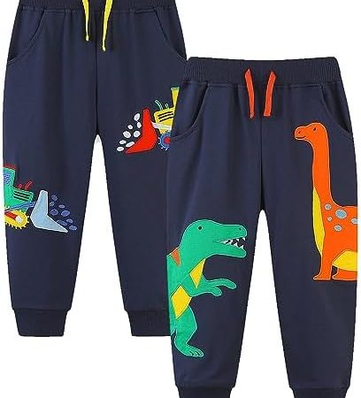 Bumeex Toddler Boy's Pull on Sweatpants Pack of 2