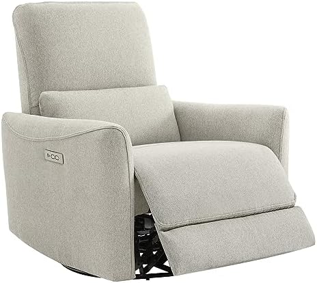 CHITA Power Recliner Chair Swivel Glider, FSC Certified Upholstered Living Room Reclining Sofa Chair...
