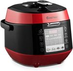 COSTWAY 5.3 Qt Electric Pressure Cooker 12-in-1 Multi-Use Programmable Slow Cooker with Led Control...