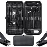 Cater Manicure Nail Clippers Pedicure Set - Stainless Steel Manicure, Professional Grooming Kit,...