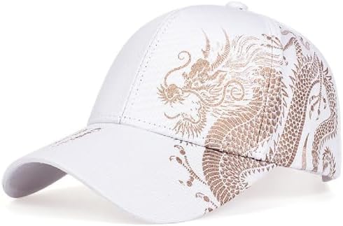 Chinese New Year Dragon Artistic Hip-hop Hip-hop Skateboarding Baseball Hat for Men and Women