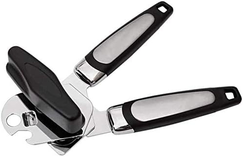 Chirano Can Opener, 3-in-1 Manual Can Openers, Jar Opener and Bottle Opener in One (Black and...