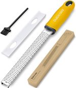 Classic Zester and Grater - Professional Kitchen Lemon Zester for Lime, Cheese, Garlic, Ginger,...