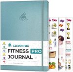 Clever Fox Fitness Journal PRO – Daily Workout Planner with Meal Planner & Habit Tracker – Gym...