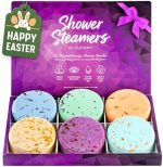 Cleverfy Shower Steamers Aromatherapy - Variety Pack of 6 Shower Bombs with Essential Oils. Self...