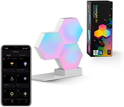 Cololight Hexagon Lights, Wall Light for Room Decor, Night Light, Music Sync LED Gaming Light, App...