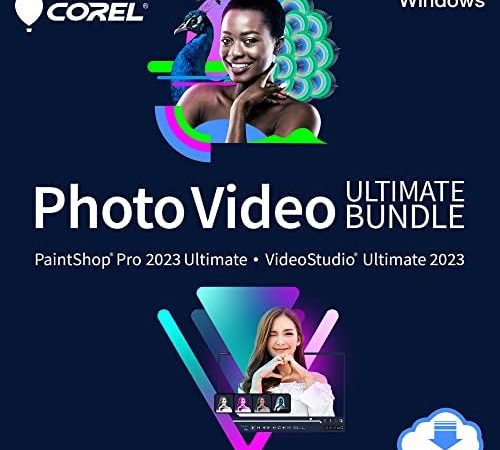 Corel Photo Video Ultimate Bundle 2023 | PaintShop Pro 2023 Ultimate and VideoStudio Ultimate 2023 |...