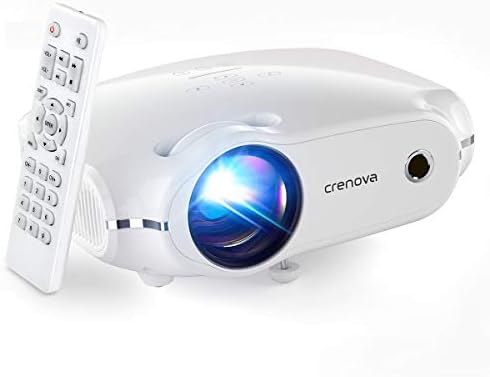 Crenova Mini Projector,1080P Supported Outdoor Movie Projector, 4500 Lux Portable Phone Projector...