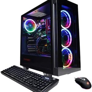 CyberpowerPC Gamer Supreme Liquid Cool Gaming PC, AMD Ryzen 7 3800X 3.9GHz, GeForce RTX 3060 12GB,...