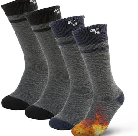 DG Hill Winter Thermal Socks - Warm Socks for Men Women Cold Weather Insulated Sock - Heated Socks...