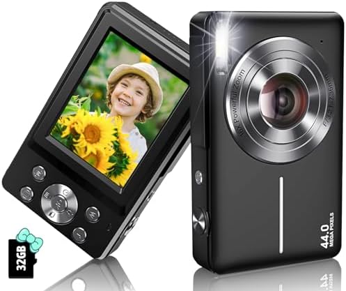 Digital Camera 2024 Newest 1080P 44MP Digital Cameras for Photography, Digital Point and Shoot...