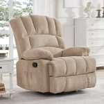 Dreamsir Oversized Rocker Recliner Chair for Adults, 360° Swivel Recliner Chair Ergonomic Chair,...