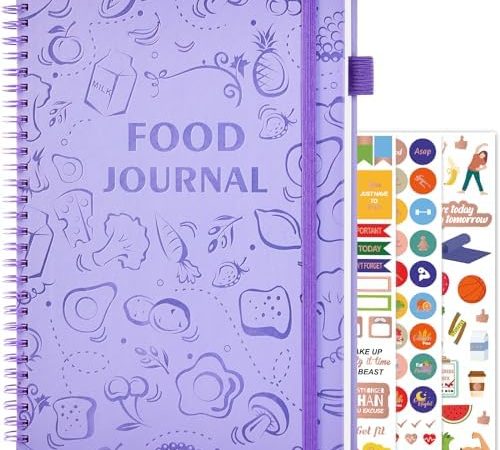 EPEWIZD Food Journal, Weight Loss Journal for Women, Large Food Dairy Journal for Tracking Meals,...
