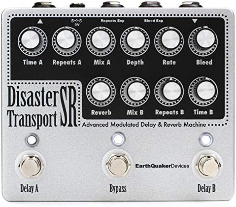 EarthQuaker Devices Disaster Transport SR Advanced Modulated Dual Delay & Reverb Machine Guitar...