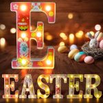 Easter Lights- Easter Decorations Indoor-Easter Table Decorations for the Home - Spring Decors Table...