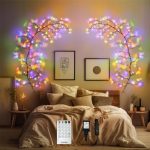 Enchanted Willow Vine Lights for Home Decor with 160LEDs, 8.2FT Voice-Activated Wall Decoration...