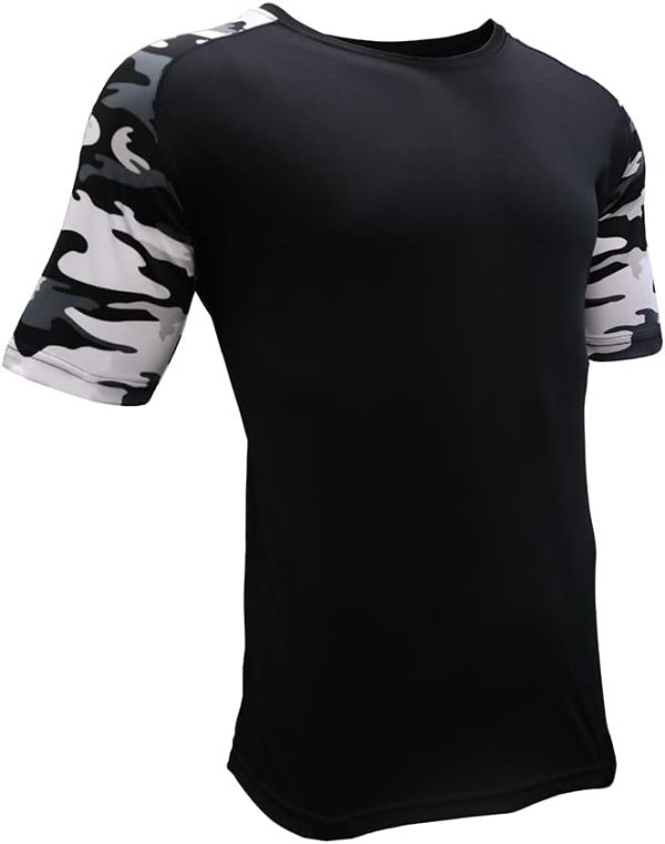 Epic Adult Cool Performance Camo Sleeve Jersey T Shirt (13- Colors Avaliable)
