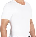 Esteem Apparel Mens Slimming Chest Compression Shirt Body Shaper Abs Undershirt Vest