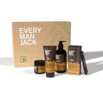 Every Man Jack Mens Sandalwood Beard Set - Five Full-Sized Grooming Essentials For a Complete...