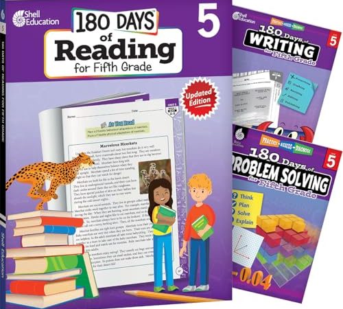 Everyday practice workbook set for 5th grade: 180 days of Reading, Writing & Problem Solving (Daily...