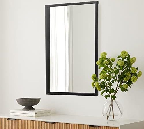 FUIN 22" x 36" Rectangle Wall Mirror with Metal Frame for Bathroom Bedroom Vanity Vertical or...
