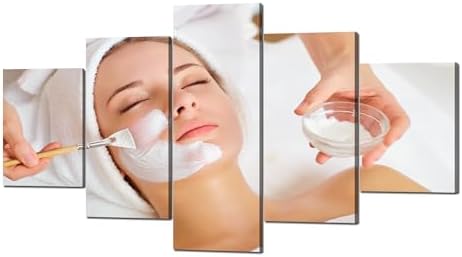 Facial Poster for Beauty Salon Wall Art Spa Massage Wall Decor Relaxing Spa Picture Canvas Prints...