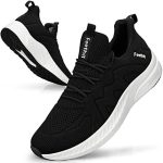 Feethit Mens Non Slip Walking Sneakers Lightweight Breathable Slip on Running Shoes Athletic Gym...