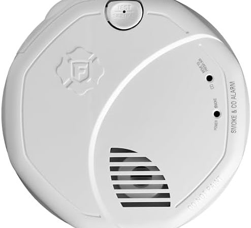 First Alert Powered Alarm SCO5CN Combination Smoke and Carbon Monoxide Detector, Battery Operated, 1...