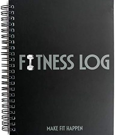 Fitness Journal Workout Planner for Men & Women - A6 Sturdy Workout Log Book to Track Gym & Home...