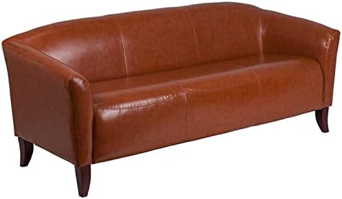 Flash Furniture HERCULES Imperial Series Cognac LeatherSoft Sofa