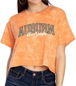 Flying Colors Apparel Women's NCAA Collection | Kimberly Tie Dye Cropped Tee