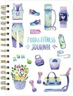 Food and Fitness Journal Meal Journal Diary Workout Wellness Log Notebook Planner Weight Loss Diet...