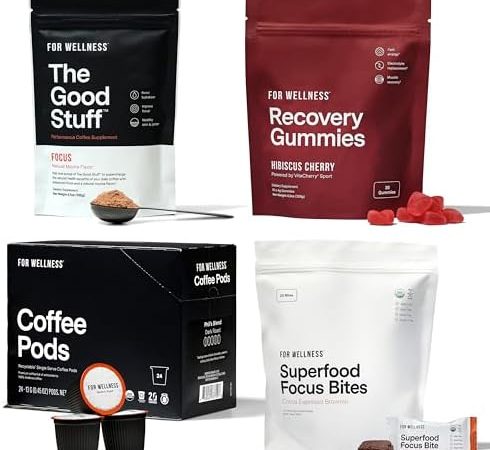 For Wellness Phil’s Routine Bundle – Includes The Good Stuff Focus (30 Servings) + Recovery Gummies...