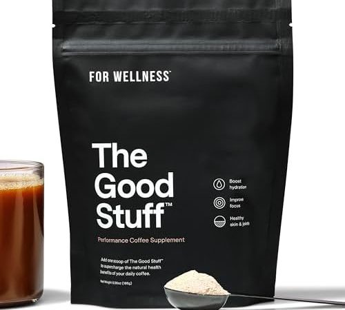 For Wellness The Good Stuff Performance Blend (30 Serving Pouch), Non-Dairy Coffee Supplement with...