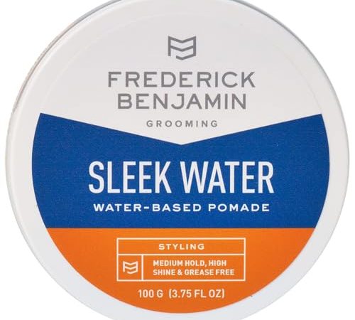 Frederick Benjamin Sleek Water Pomade for Men, Light & Easy to Apply Water Based Hair Pomade, Medium...