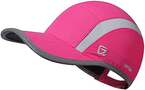 GADIEMKENSD Reflective Folding Outdoor Hat Unstructured Design UPF 50+ Sun Protection Sport Hats for...
