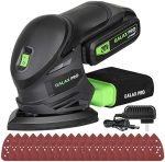 GALAX PRO Cordless Detail Sander 20V, 20Pcs Sandpapers,12000 RPM Sanders with Dust Collection System...