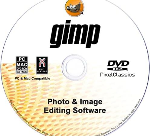 GIMP Photo Editor 2024 Premium Professional Image Editing Software CD Compatible with Windows 11 10...